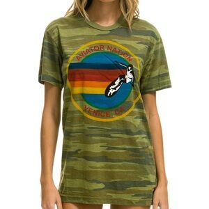 AVIATOR NATION SIGNATURE TEE - CAMO
(AUSTIN TX)
SIZE- L